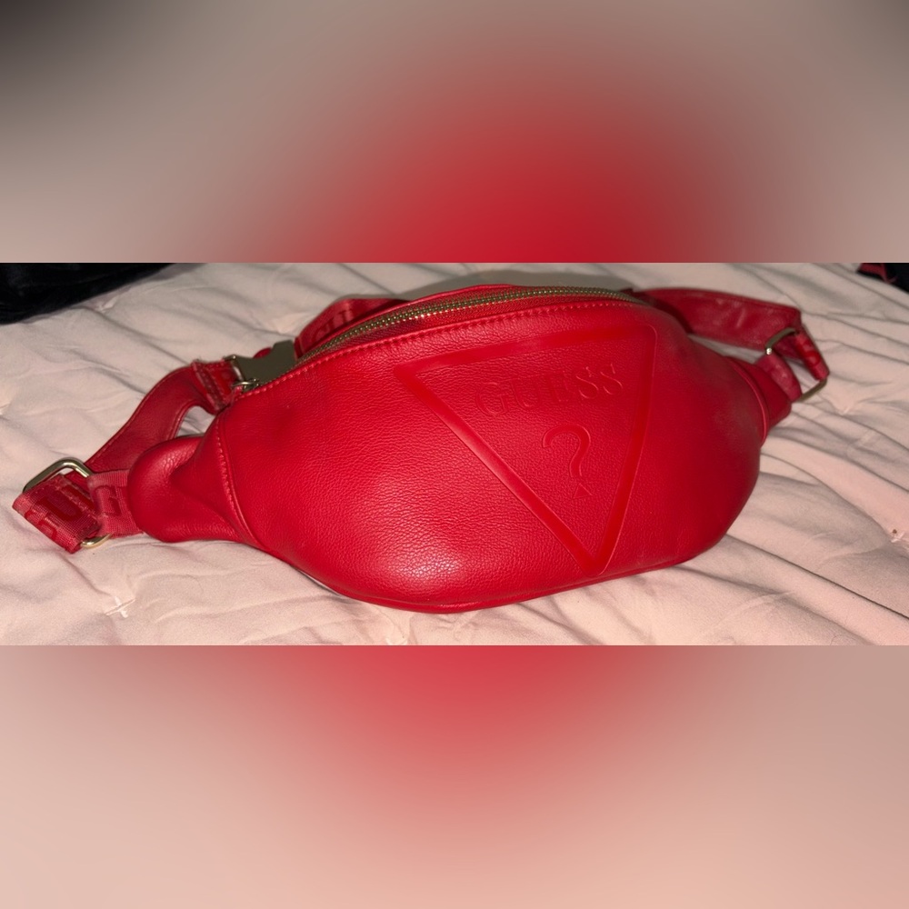 Guess Bold Red Waist Bag
